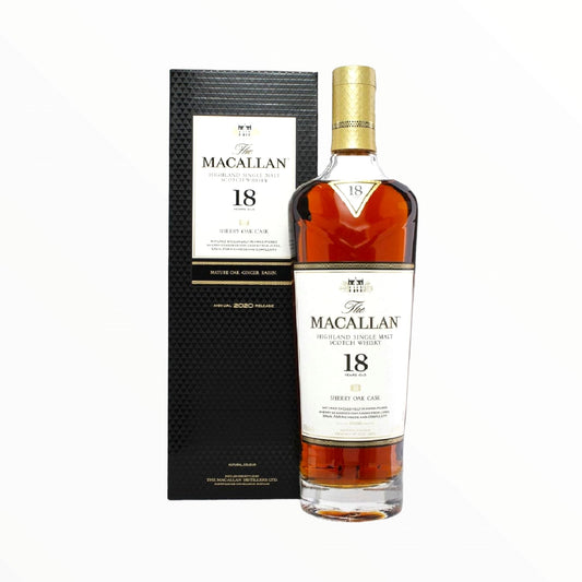 The Macallan 18 Year Old Sherry Oak Single Malt Scotch Whisky 700ml - 2020 Release